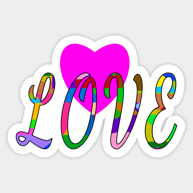 I Love You Sticker by vidka91@yahoo.com